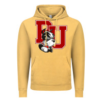 Vintage Mustard bu university terries champion Vintage Hoodie - linhVisuals