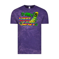 Cloud Purple Hey lucky lady flip phone Vintage Tee - FaDigitalArtStudio