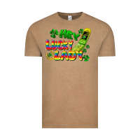 Vintage Coffee Hey lucky lady flip phone Vintage Tee - FaDigitalArtStudio