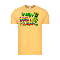 Vintage Mustard Hey lucky lady flip phone Vintage Tee - FaDigitalArtStudio