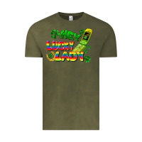 Vintage Olive Hey lucky lady flip phone Vintage Tee - FaDigitalArtStudio