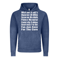 Vintage Denim fun office tv show Vintage Hoodie - linhVisuals