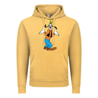 Vintage Mustard goofy Vintage Hoodie - linhVisuals
