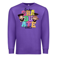 Purple kinder graduate 2023 Premium Sweatshirt - RanaPortraitStore