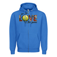 True Royal softball love of the game Zipper Hoodie - JahusDesignShop