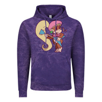 Cloud Purple cute guitarist dixie kong Vintage Hoodie - linhVisuals