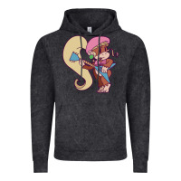 Vintage Black cute guitarist dixie kong Vintage Hoodie - linhVisuals
