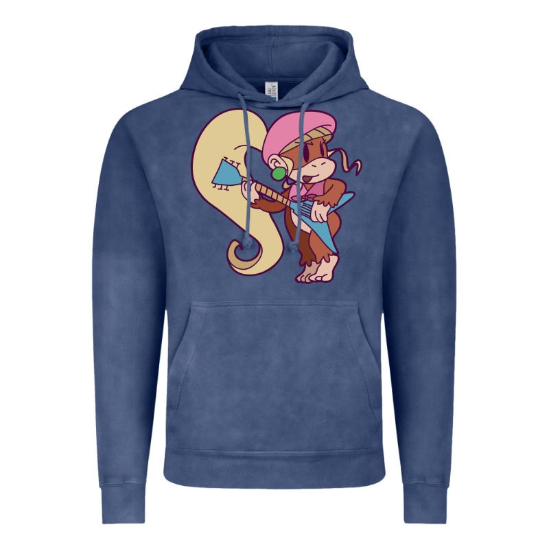 Cute Guitarist Dixie Kong Vintage Hoodie by linhVisuals | Teevron