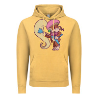 Vintage Mustard cute guitarist dixie kong Vintage Hoodie - linhVisuals