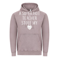 Vintage Zinc funny a super hot teacher stole my heart unisex t shirt Vintage Hoodie - linhVisuals