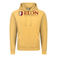 Vintage Mustard ELON UNIVERSITY Vintage Hoodie - linhVisuals
