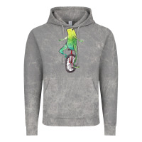 Cloud Rock dat boi watercolor unicycle frog Vintage Hoodie - linhVisuals