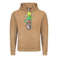 Vintage Camel dat boi watercolor unicycle frog Vintage Hoodie - linhVisuals