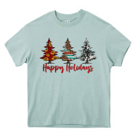 Arona happy holidays christmas trees Heavy Core Tee - Jasminsmagicworld
