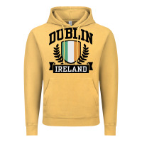 Vintage Mustard dublin ireland Vintage Hoodie - linhVisuals