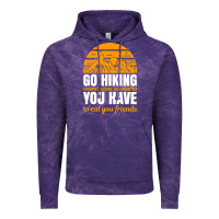 Cloud Purple hiking t  shirt go hiking Vintage Hoodie - linhVisuals