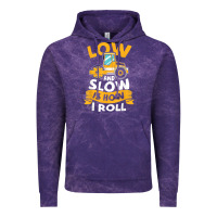 Cloud Purple asphalt paving operator quote low and slow is how i roll t shirt Vintage Hoodie - linhVisuals