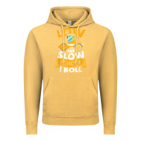 Vintage Mustard asphalt paving operator quote low and slow is how i roll t shirt Vintage Hoodie - linhVisuals