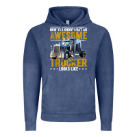 Vintage Denim awesome trucker big rig semi trailer truck driver gift men tank top Vintage Hoodie - linhVisuals