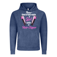 Vintage Denim barber shirts for women   funny hairdresser barber t shirt Vintage Hoodie - linhVisuals