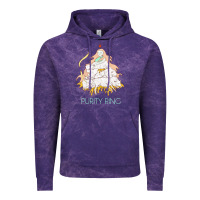Cloud Purple purity ring müsïc Vintage Hoodie - linhVisuals