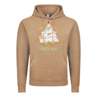 Vintage Coffee purity ring müsïc Vintage Hoodie - linhVisuals