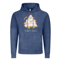 Vintage Denim purity ring müsïc Vintage Hoodie - linhVisuals
