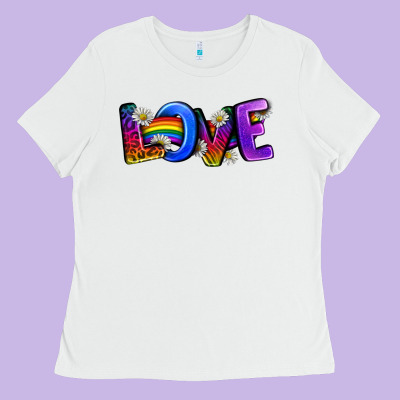 Western Love Lgbtq+ Ladies Tee Designed By Bundleandbundleshop
