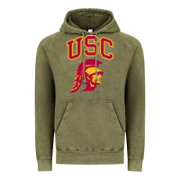 Vintage Olive #usc Vintage Hoodie - linhVisuals