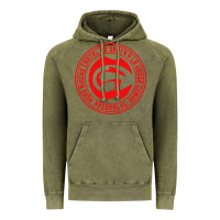 Vintage Olive cartel de santa Vintage Hoodie - linhVisuals