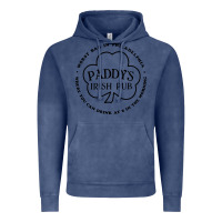 Vintage Denim paddys irish pub Vintage Hoodie - linhVisuals