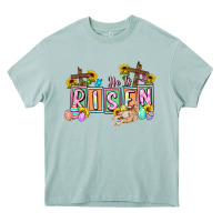 Arona He is risen Easter  Easter Day Heavy Core Tee - CowGirlArtShop