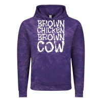 Cloud Purple brown chicken brown cow Vintage Hoodie - linhVisuals