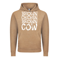 Vintage Coffee brown chicken brown cow Vintage Hoodie - linhVisuals