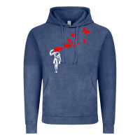 Vintage Denim banksy Vintage Hoodie - linhVisuals