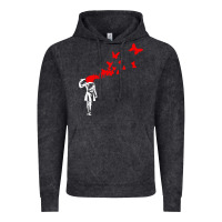 Vintage Black banksy Vintage Hoodie - linhVisuals