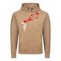 Vintage Coffee banksy Vintage Hoodie - linhVisuals