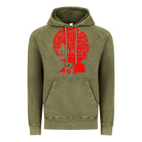 Vintage Olive angela davis political activist Vintage Hoodie - linhVisuals