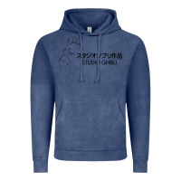 Vintage Denim studio ghibli2 Vintage Hoodie - linhVisuals