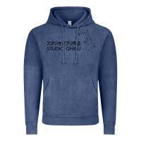Vintage Denim studio ghibli3 Vintage Hoodie - linhVisuals