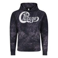 Cloud Black chicago retro styled faded design Vintage Hoodie - linhVisuals