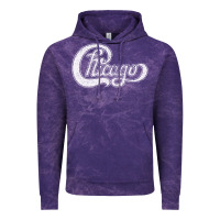 Cloud Purple chicago retro styled faded design Vintage Hoodie - linhVisuals