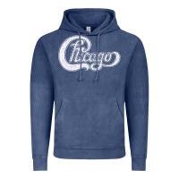 Vintage Denim chicago retro styled faded design Vintage Hoodie - linhVisuals