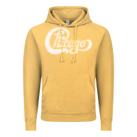 Vintage Mustard chicago retro styled faded design Vintage Hoodie - linhVisuals