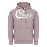 Vintage Zinc chicago retro styled faded design Vintage Hoodie - linhVisuals