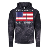 Cloud Black pro america anti trump shirt   american usa flag resist t shirt Vintage Hoodie - linhVisuals