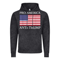 Vintage Black pro america anti trump shirt   american usa flag resist t shirt Vintage Hoodie - linhVisuals