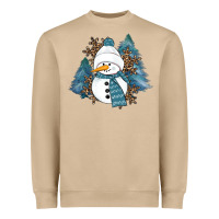 Mushroom Snowman Winter Heavyweight Sweatshirt - RanaPortraitStore
