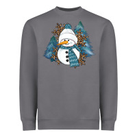 Snowman Winter Heavyweight Sweatshirt | Teevron