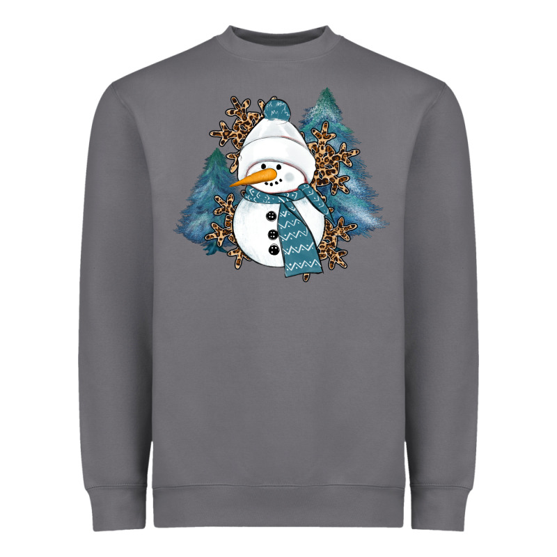 Snowman Winter Heavyweight Sweatshirt by RanaPortraitStore | Teevron